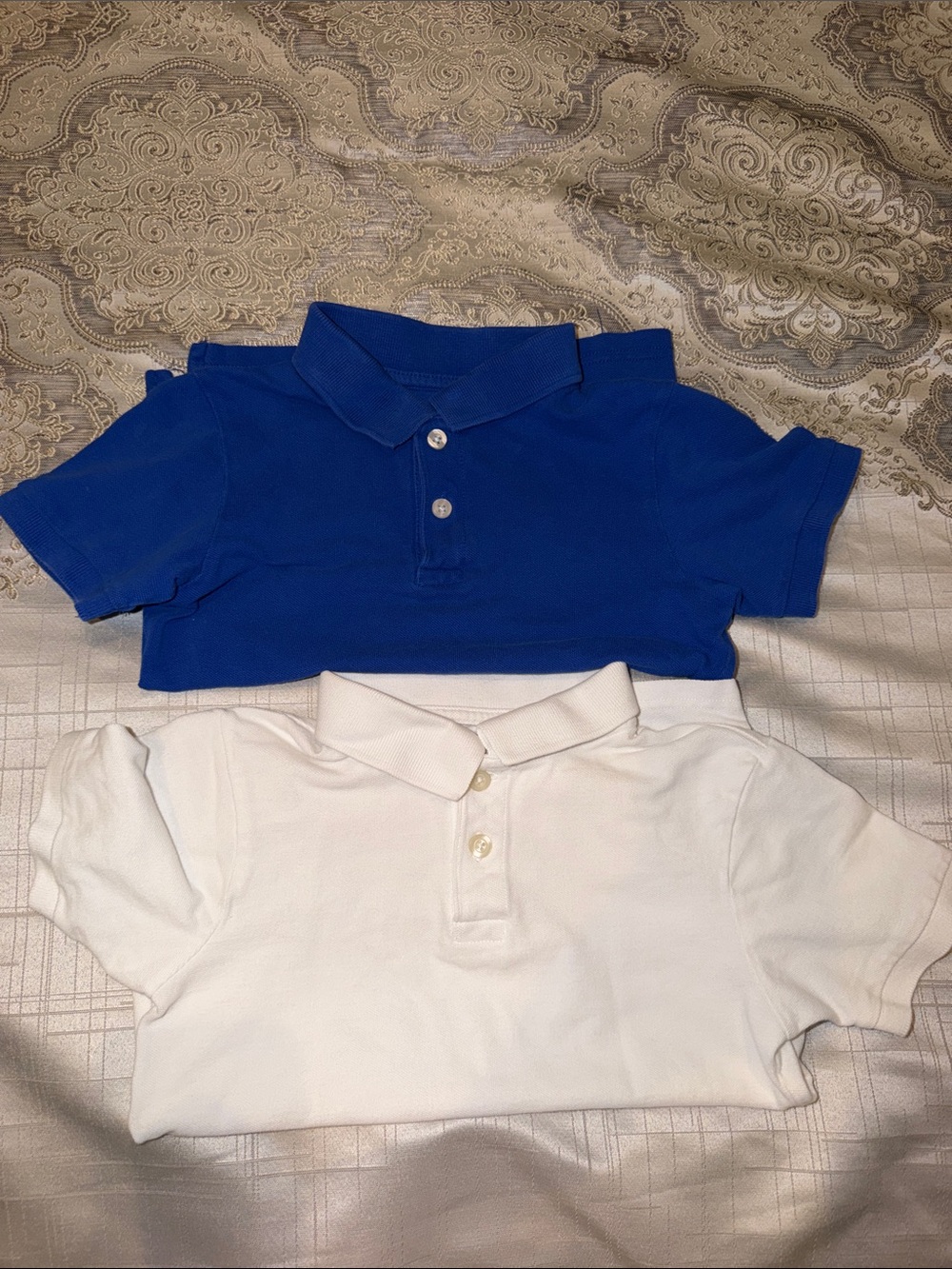 The Children's Place Boys Polo Set in Royal Blue and White